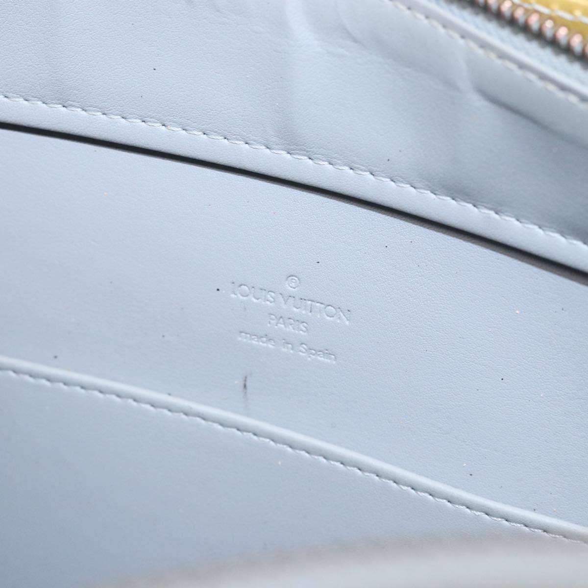 LOUIS VUITTON Monogram Vernis Columbus Tote Bag Gris M91028 LV Auth 141489