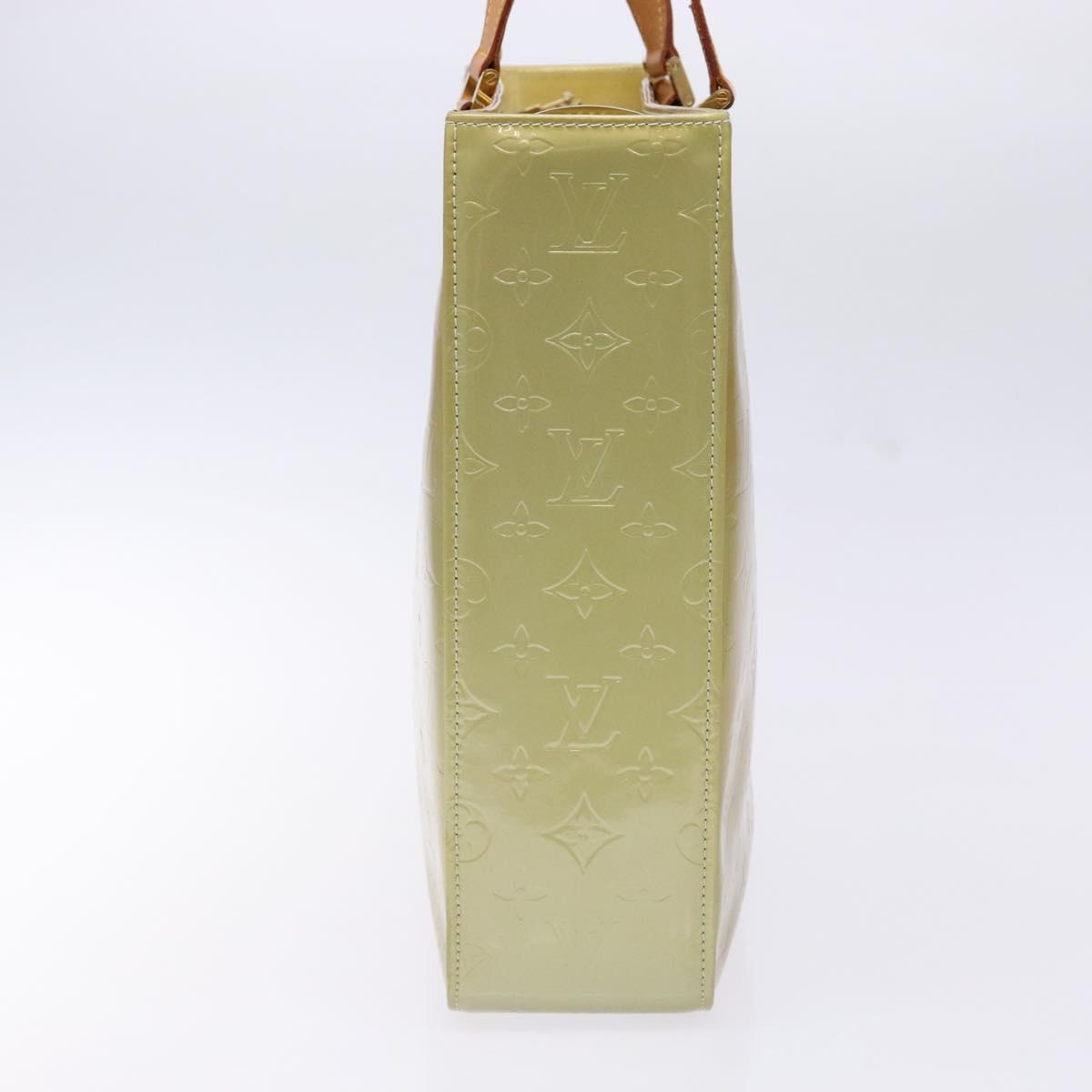 LOUIS VUITTON Monogram Vernis Columbus Tote Bag Gris M91028 LV Auth 141489