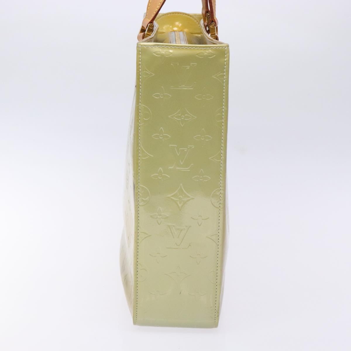 LOUIS VUITTON Monogram Vernis Columbus Tote Bag Gris M91028 LV Auth 141489