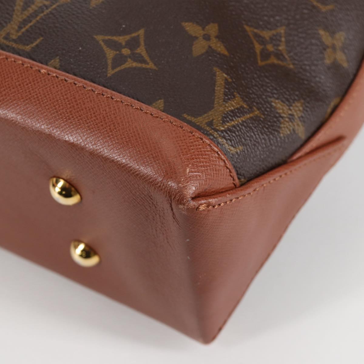 LOUIS VUITTON Monogram Sac Weekend PM Hand Bag M42425 LV Auth 141490