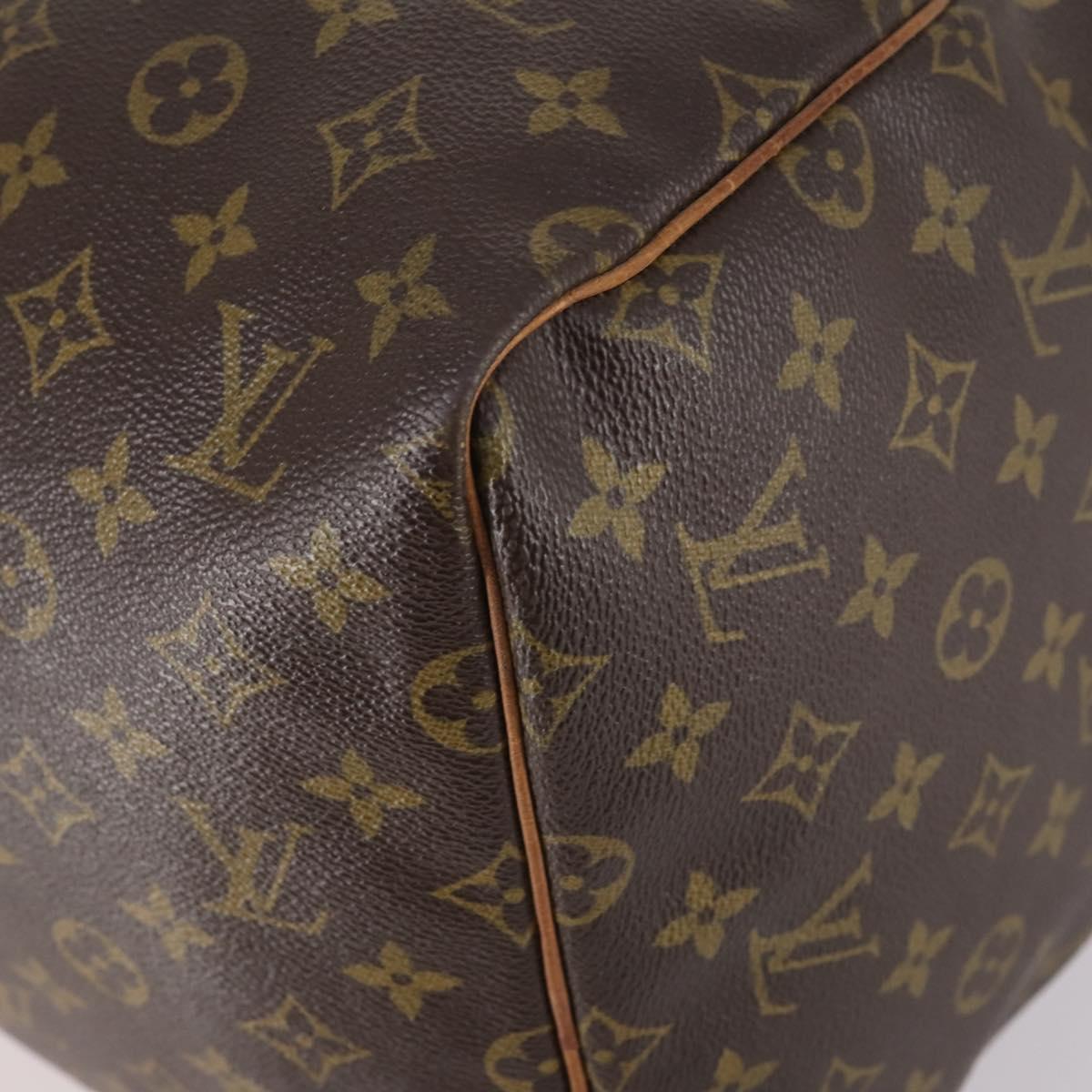 LOUIS VUITTON Monogram Keepall 55 Boston Bag M41424 LV Auth 141509