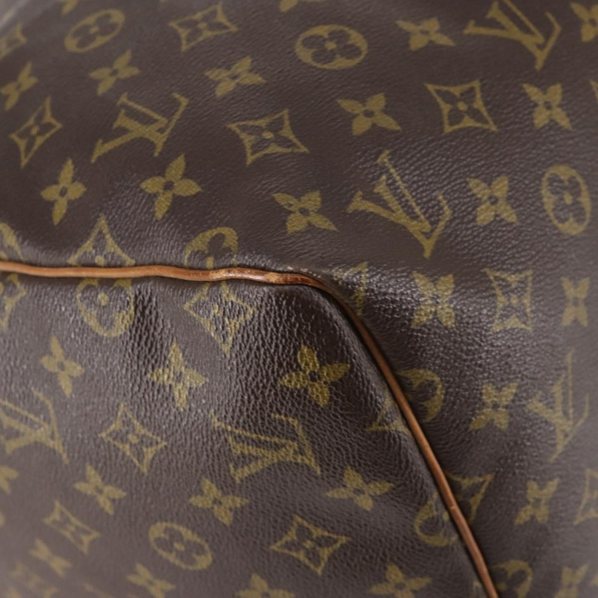 LOUIS VUITTON Monogram Keepall 55 Boston Bag M41424 LV Auth 141509