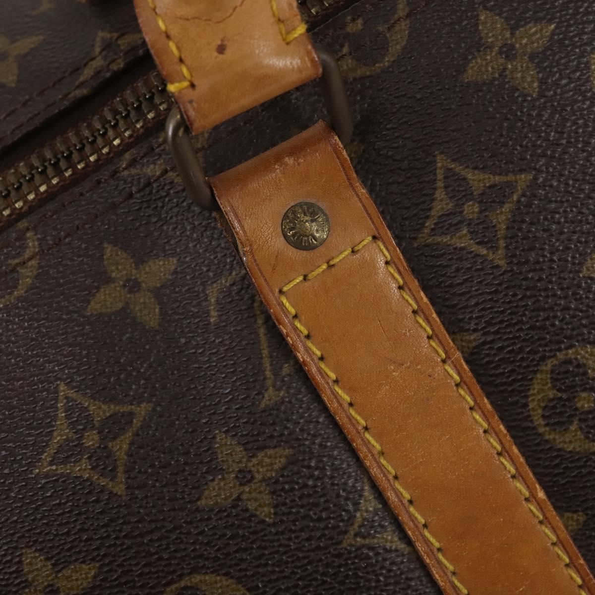 LOUIS VUITTON Monogram Keepall 55 Boston Bag M41424 LV Auth 141509