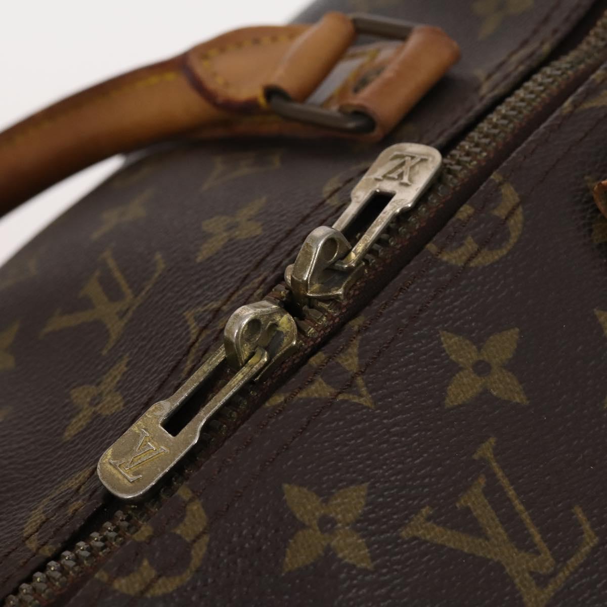 LOUIS VUITTON Monogram Keepall 55 Boston Bag M41424 LV Auth 141509