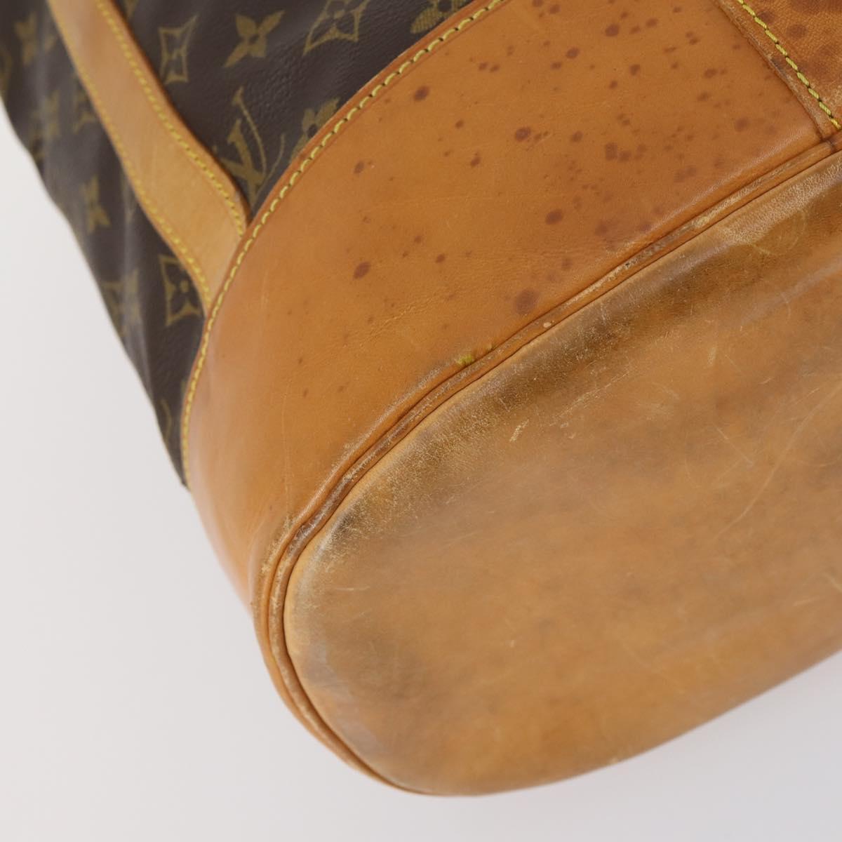 LOUIS VUITTON Monogram Randonnee GM Shoulder Bag M42244 LV Auth 141520