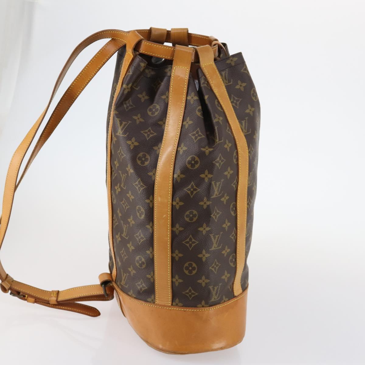 LOUIS VUITTON Monogram Randonnee GM Shoulder Bag M42244 LV Auth 141520