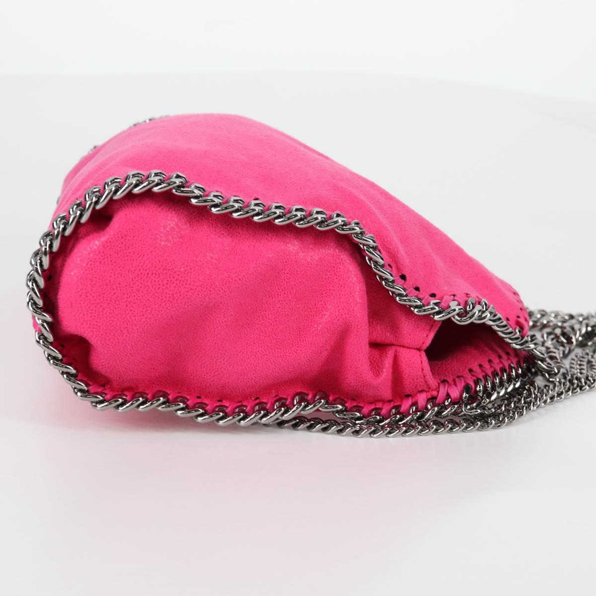 Stella MacCartney Chain Mini Falabella Bag Leather 2way Pink 371223 Auth 141523
