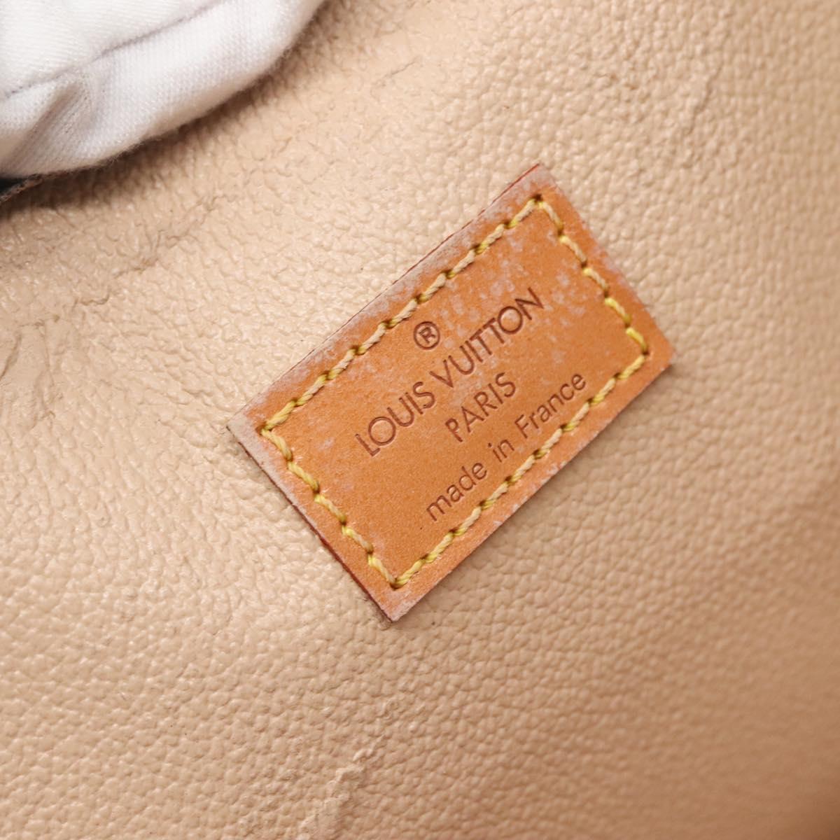 LOUIS VUITTON Monogram Sac Plat Hand Bag M51140 LV Auth 141603