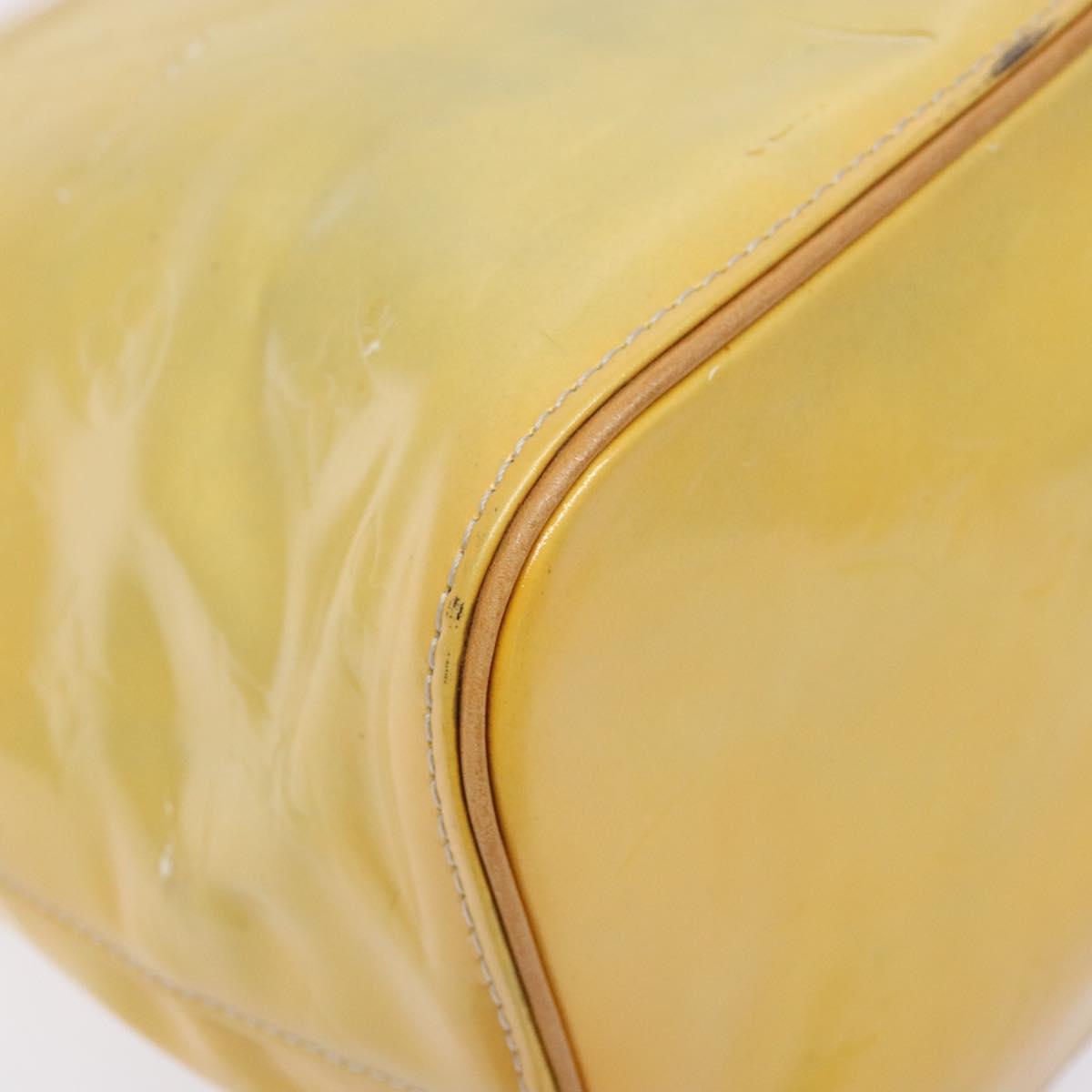 LOUIS VUITTON Monogram Vernis Houston Hand Bag Gris M91053 LV Auth 141607