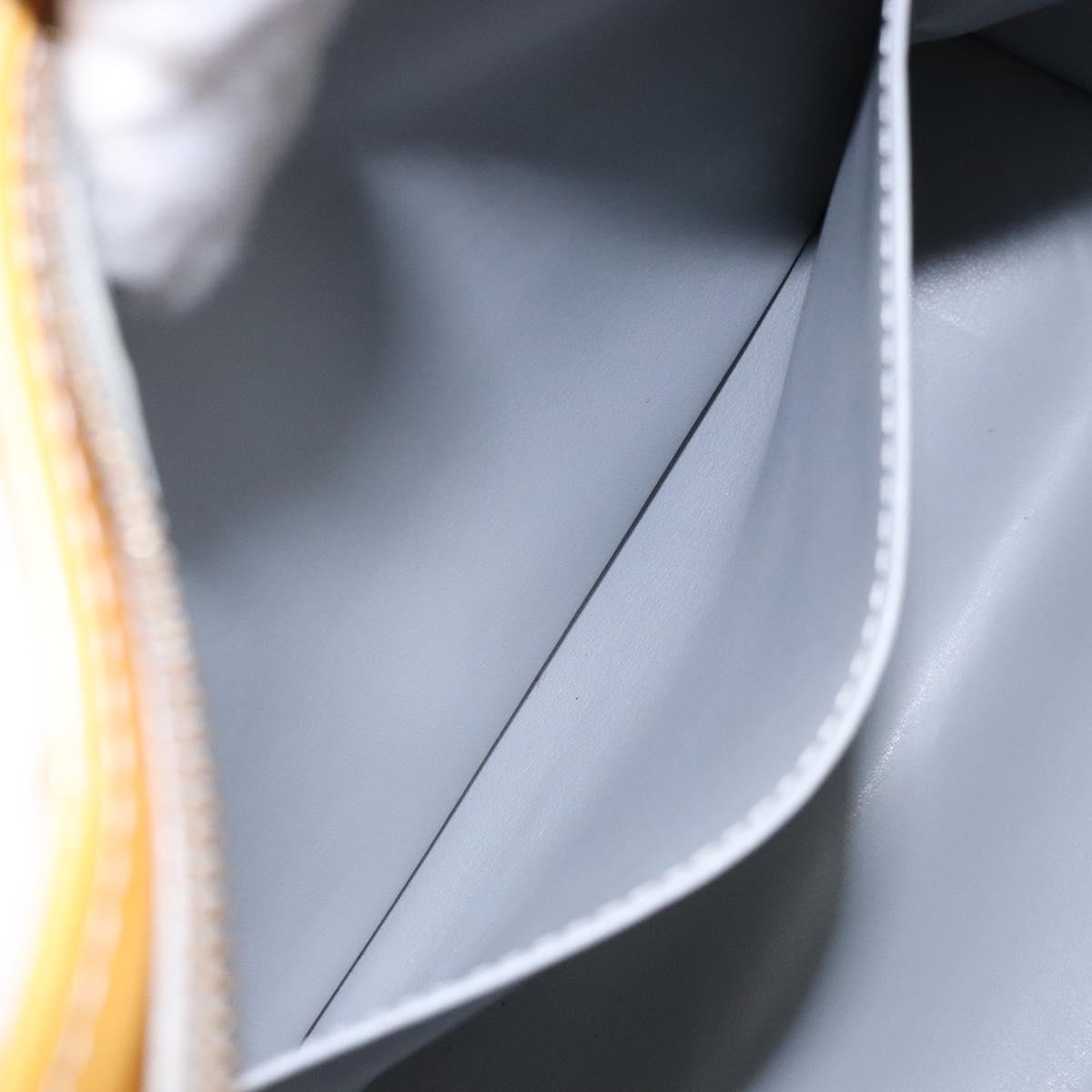 LOUIS VUITTON Monogram Vernis Houston Hand Bag Gris M91053 LV Auth 141607