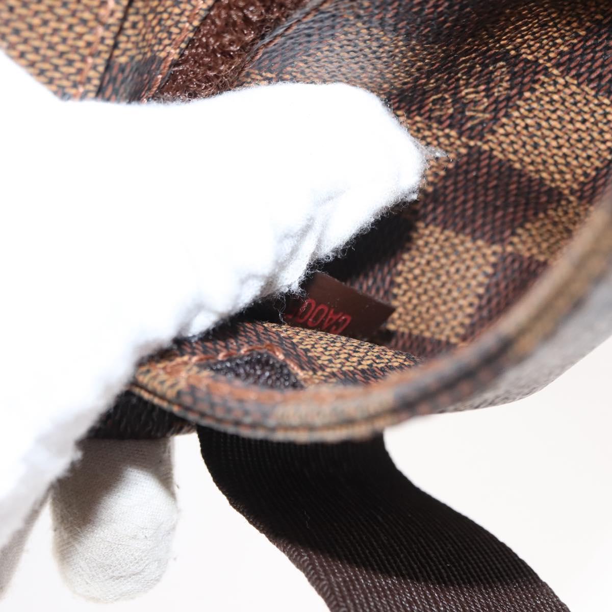 LOUIS VUITTON Damier Ebene Geronimos Shoulder Bag N51994 LV Auth 141625