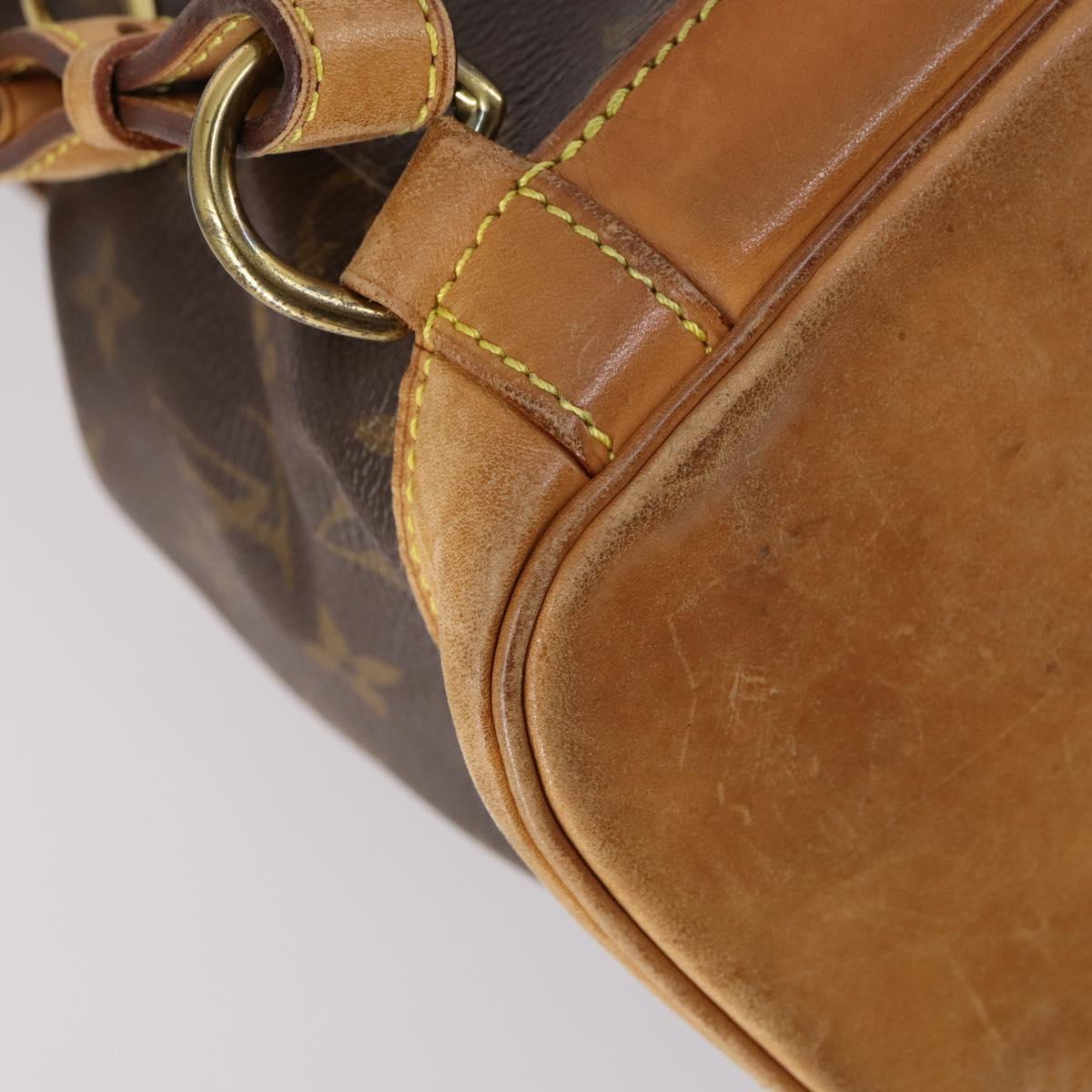 LOUIS VUITTON Monogram Montsouris MM Backpack M51136 LV Auth 141637