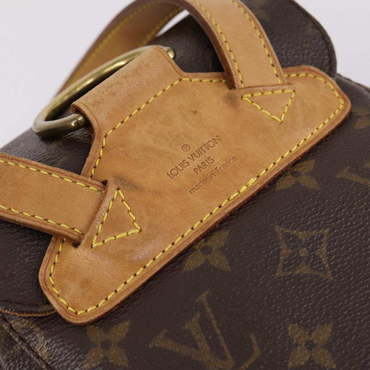 LOUIS VUITTON Monogram Montsouris MM Backpack M51136 LV Auth 141637