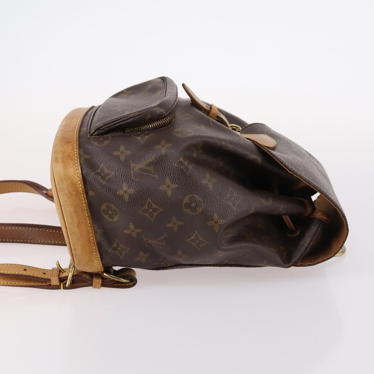 LOUIS VUITTON Monogram Montsouris MM Backpack M51136 LV Auth 141637
