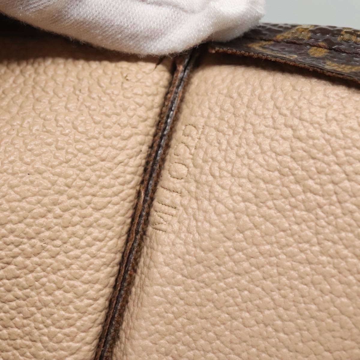 LOUIS VUITTON Monogram Sac Plat Hand Bag M51140 LV Auth 141640