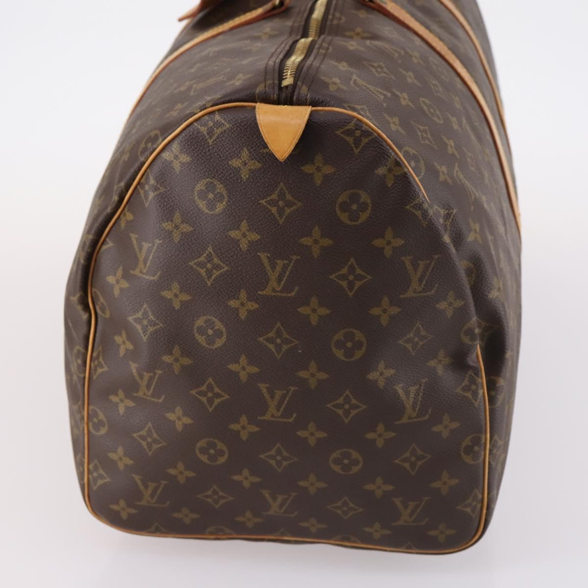 LOUIS VUITTON Monogram Keepall 55 Boston Bag M41424 LV Auth 141641