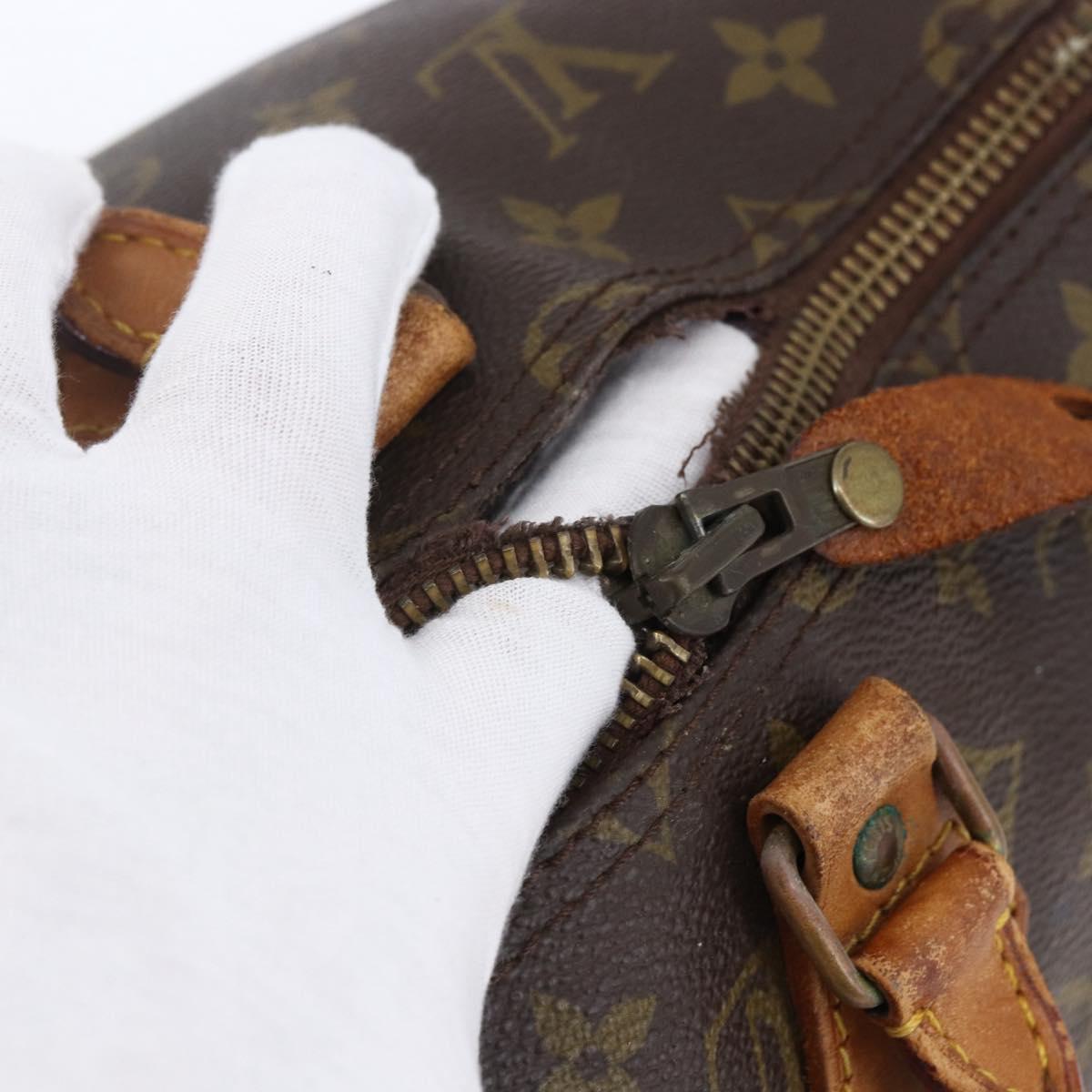 LOUIS VUITTON Monogram Speedy 35 Hand Bag M41524 LV Auth 141644