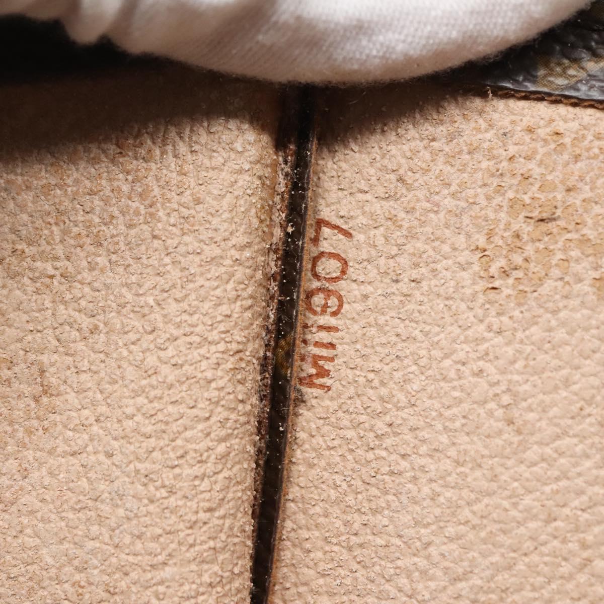 LOUIS VUITTON Monogram Sac Plat Hand Bag M51140 LV Auth 141645