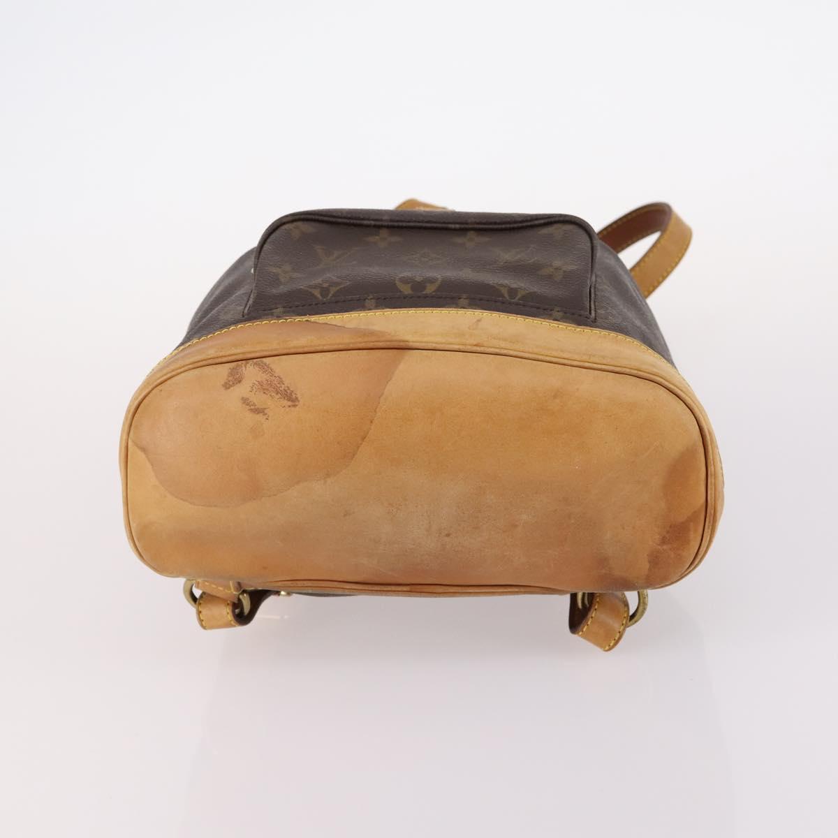 LOUIS VUITTON Monogram Montsouris MM Backpack M51136 LV Auth 141656