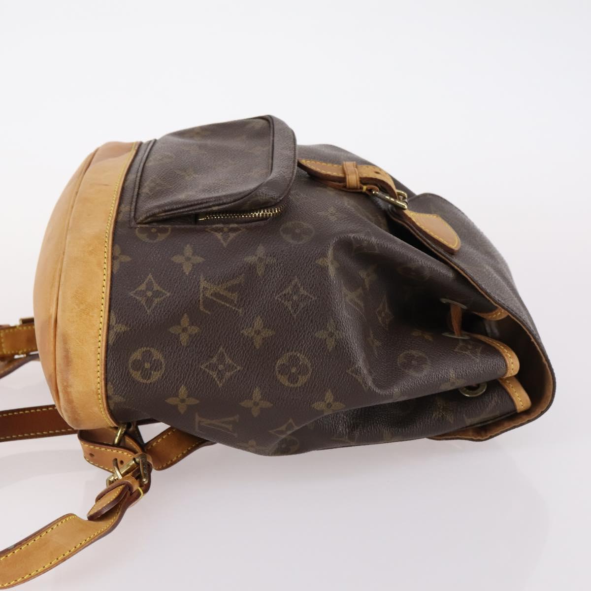 LOUIS VUITTON Monogram Montsouris MM Backpack M51136 LV Auth 141656
