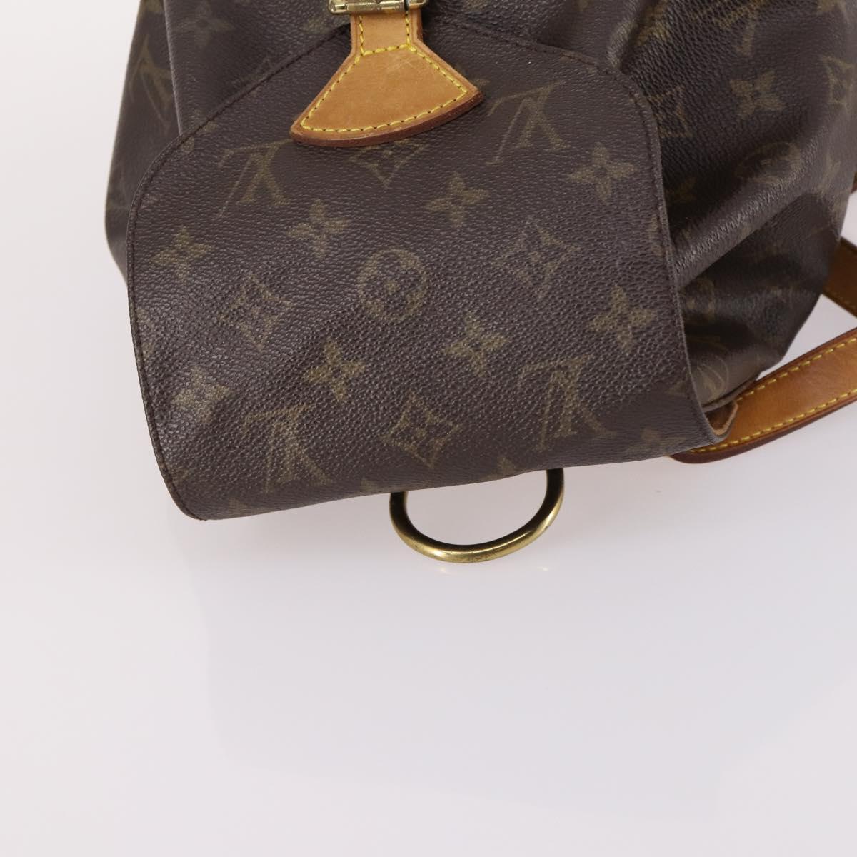 LOUIS VUITTON Monogram Montsouris MM Backpack M51136 LV Auth 141656