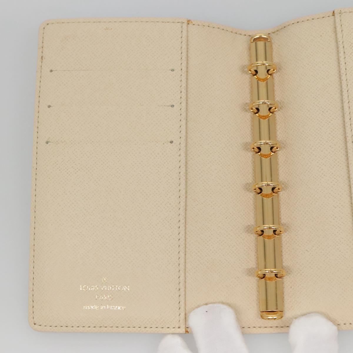 LOUIS VUITTON Monogram Malvoire Agenda PM Day Planner Cover R20965 Auth 141663