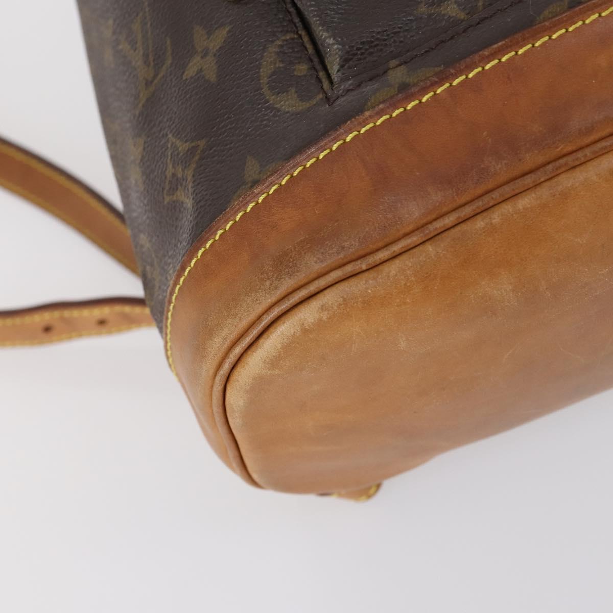 LOUIS VUITTON Monogram Montsouris MM Backpack M51136 LV Auth 141669