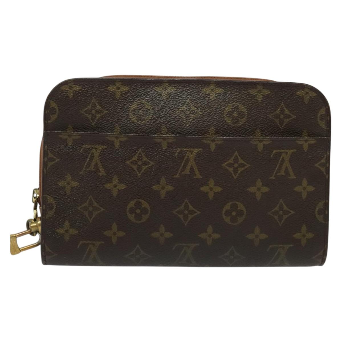 LOUIS VUITTON Monogram Orsay Clutch Bag M51790 LV Auth 141670