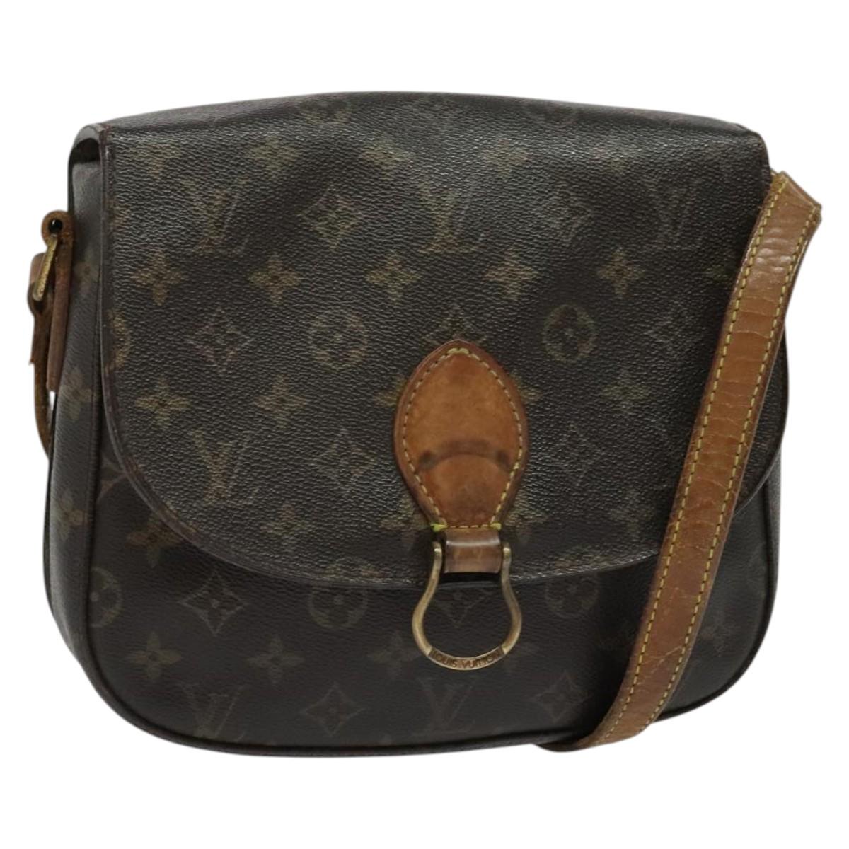 LOUIS VUITTON Monogram Saint Cloud GM Shoulder Bag M51242 LV Auth 141672