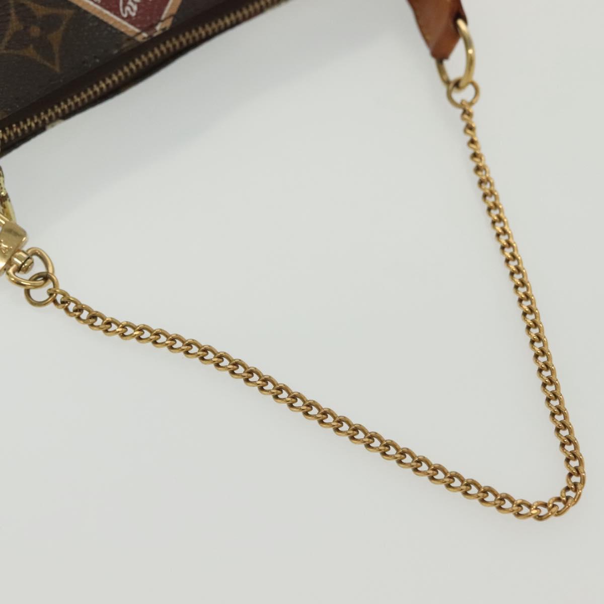 LOUIS VUITTON Monogram Patch Mini Pochette Accessoires Pouch M95804 Auth 141677V