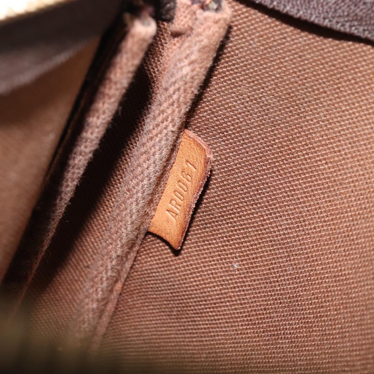 LOUIS VUITTON Graffiti Pochette Accessoires Pouch Khaki M92191 LV Auth 141678