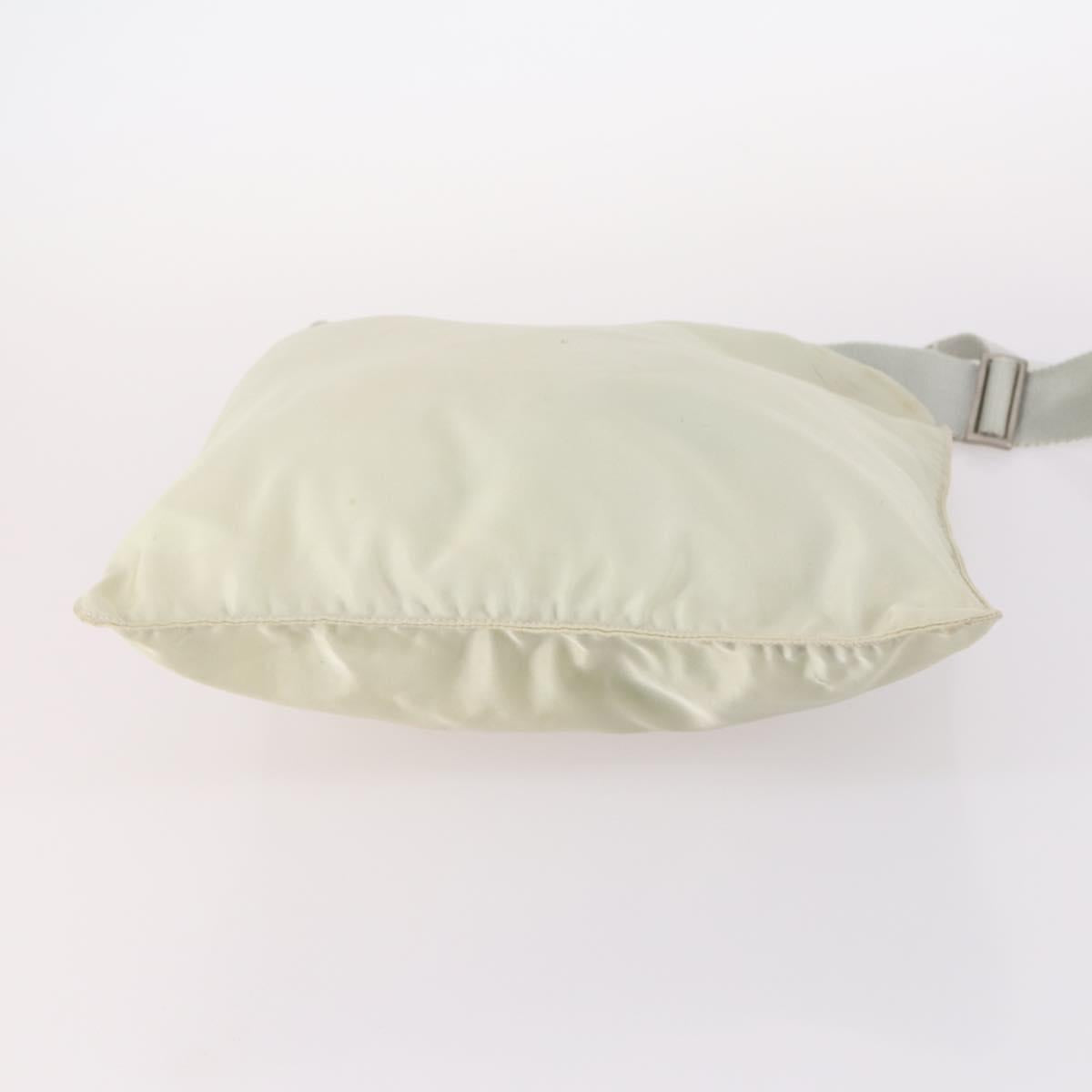 PRADA Shoulder Bag Nylon 3Set Beige Green pink Auth 141719