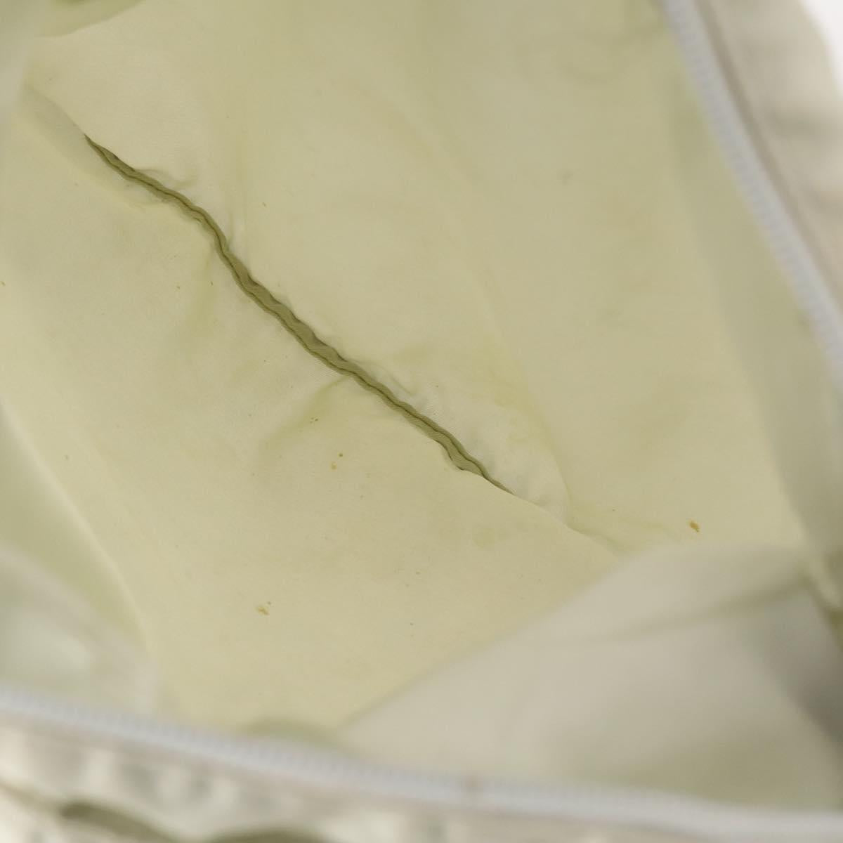 PRADA Shoulder Bag Nylon 3Set Beige Green pink Auth 141719