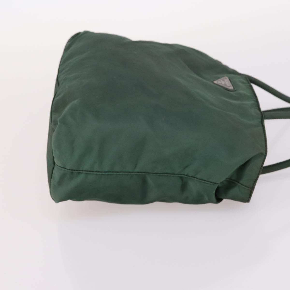 PRADA Shoulder Bag Nylon 3Set Beige Green pink Auth 141719