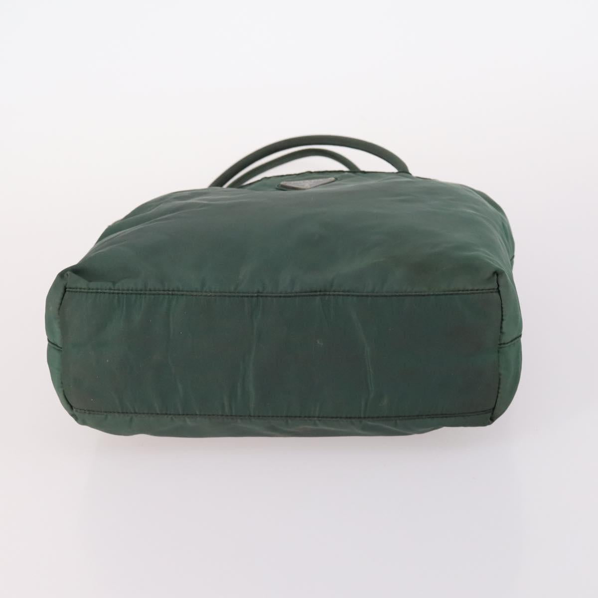 PRADA Shoulder Bag Nylon 3Set Beige Green pink Auth 141719