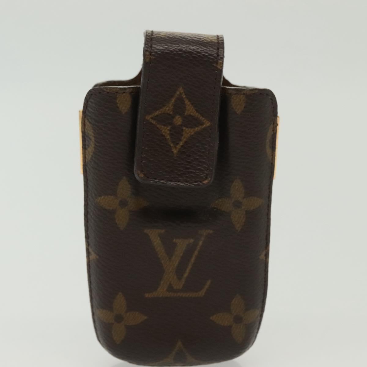 LOUIS VUITTON Etui Telephone International Phone Case 2Set M63064 Auth 141720
