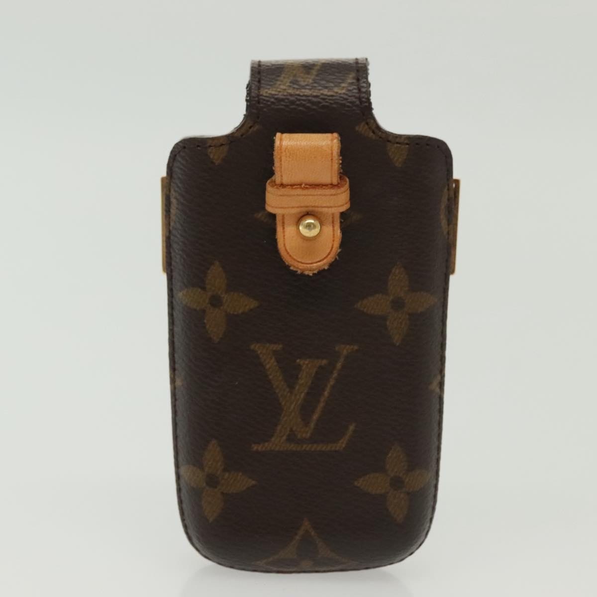 LOUIS VUITTON Etui Telephone International Phone Case 2Set M63064 Auth 141720