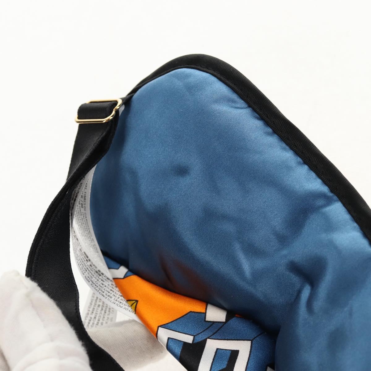 GUCCI Travel Set Travel Case Silk Orange Blue Auth 141722M