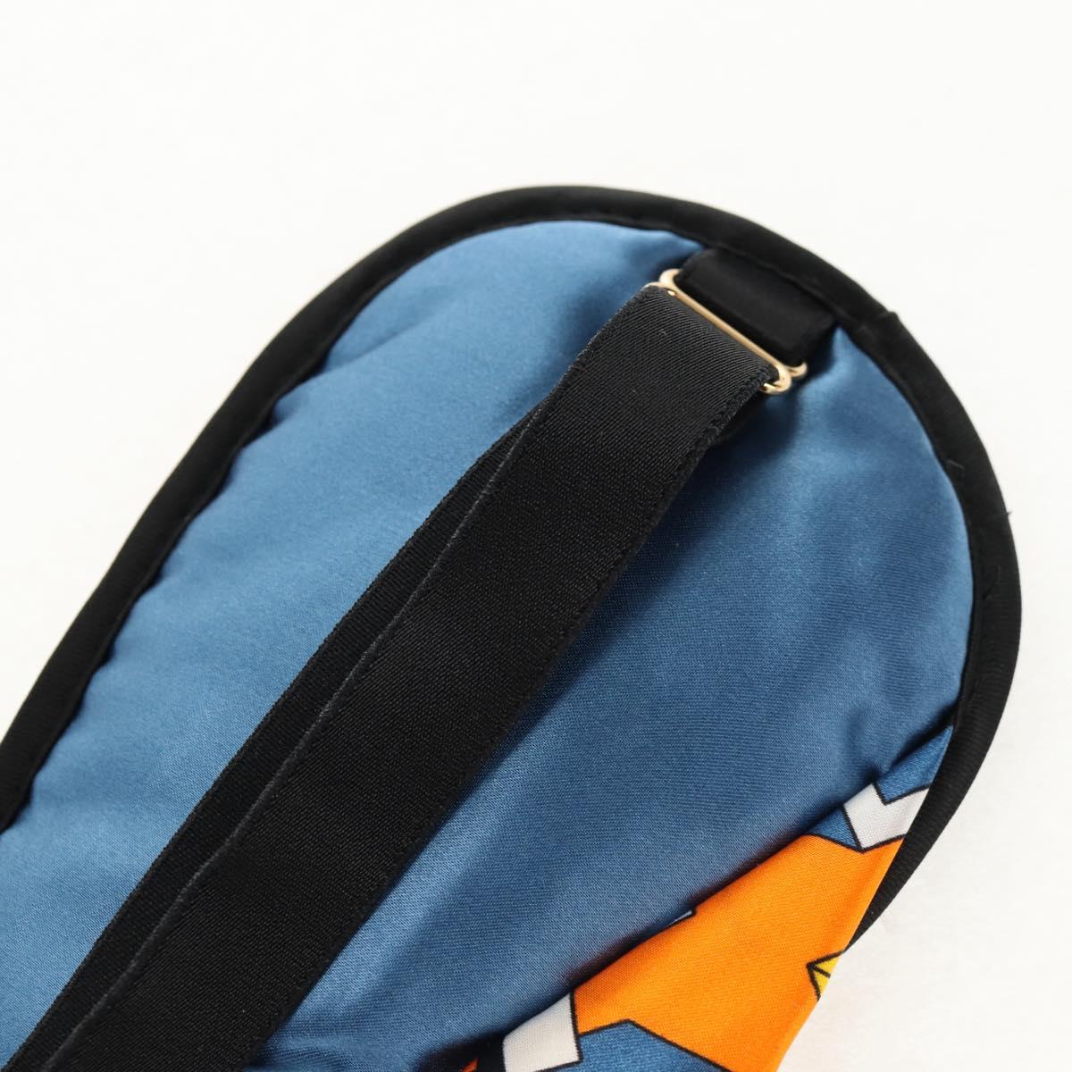 GUCCI Travel Set Travel Case Silk Orange Blue Auth 141722M