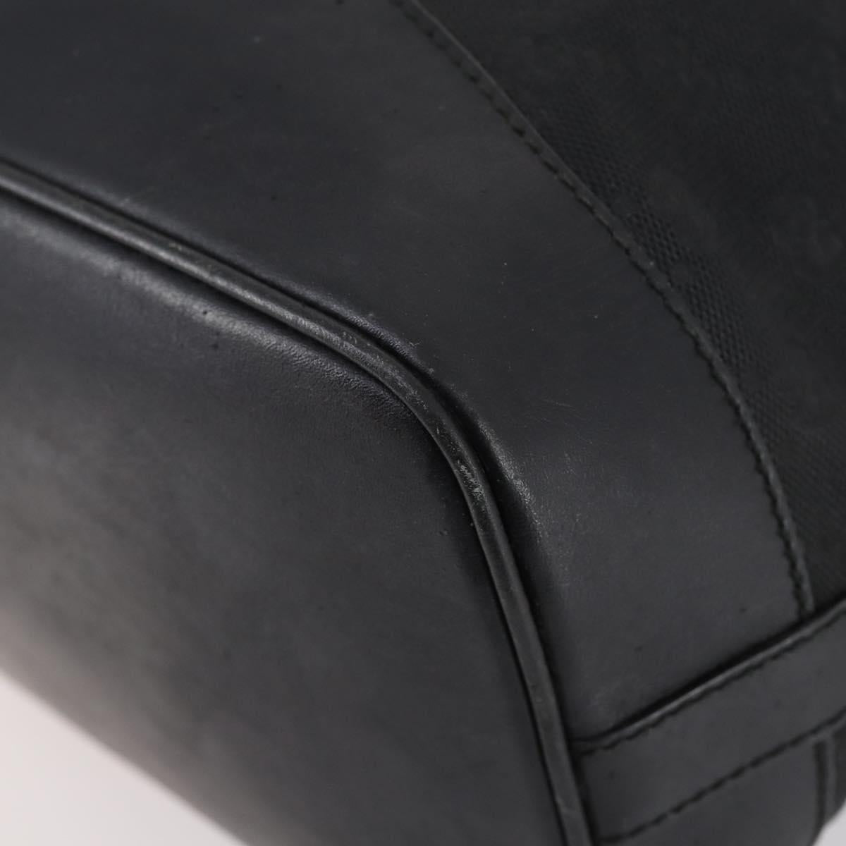 GUCCI GG Canvas Shoulder Bag Black Gold 001 2854 1627 Auth 141820