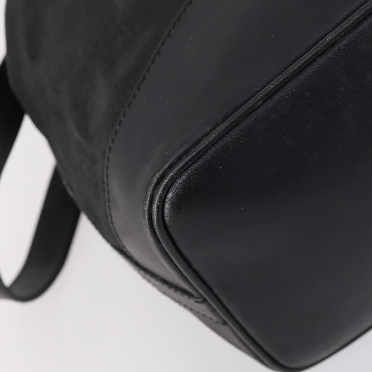 GUCCI GG Canvas Shoulder Bag Black Gold 001 2854 1627 Auth 141820