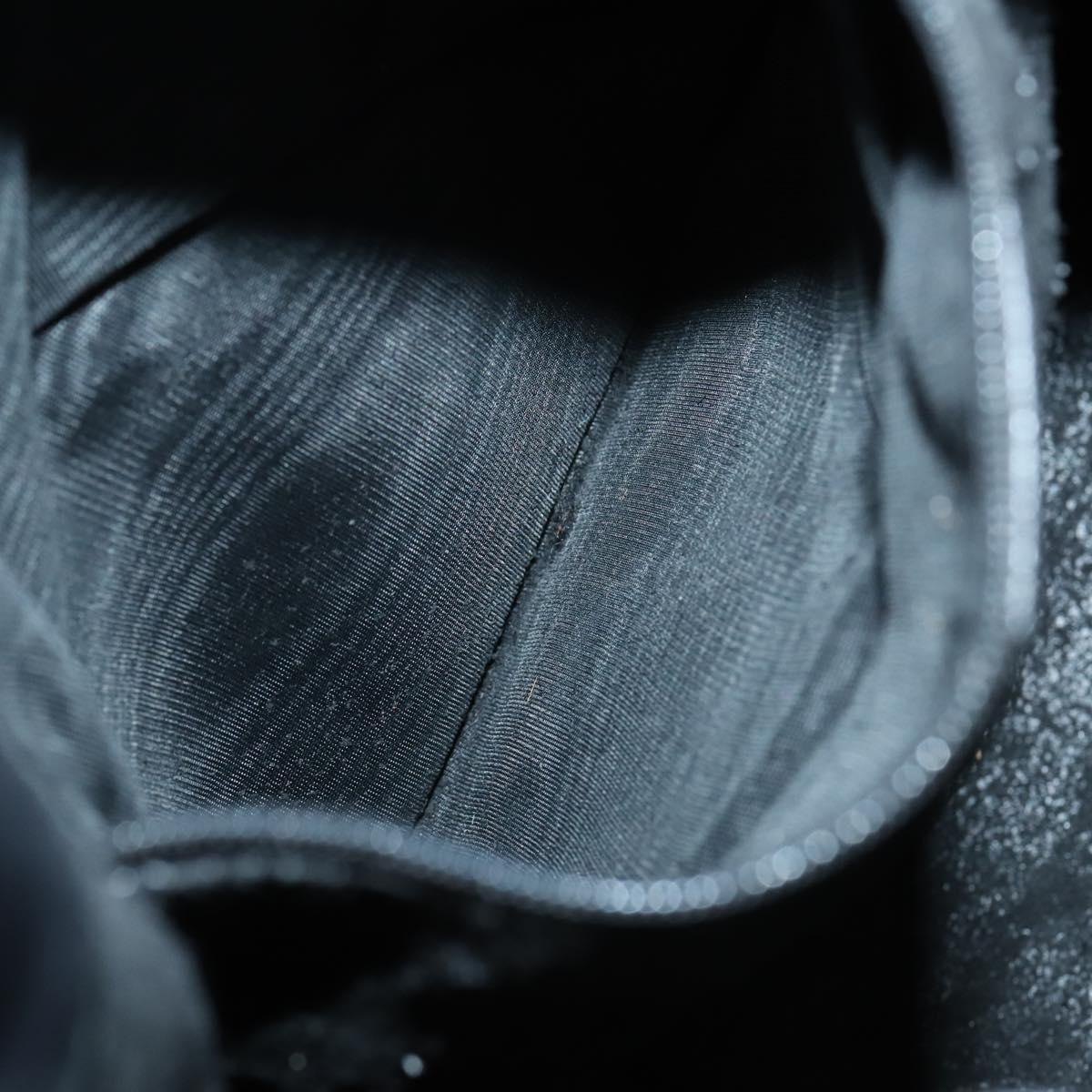 GUCCI GG Canvas Shoulder Bag Black Gold 001 2854 1627 Auth 141820