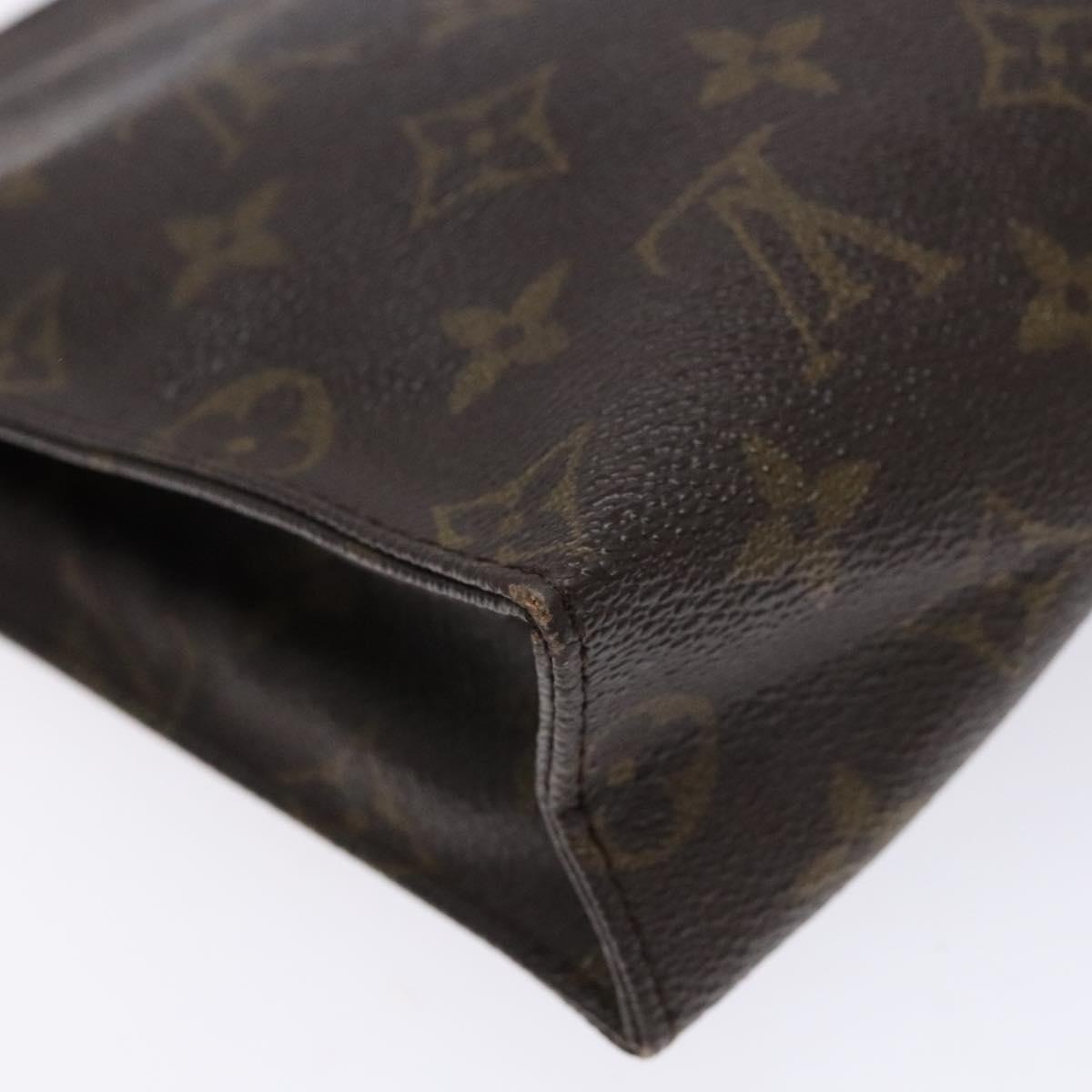 LOUIS VUITTON Monogram Poche Toilette 26 Pouch M47542 LV Auth 141832