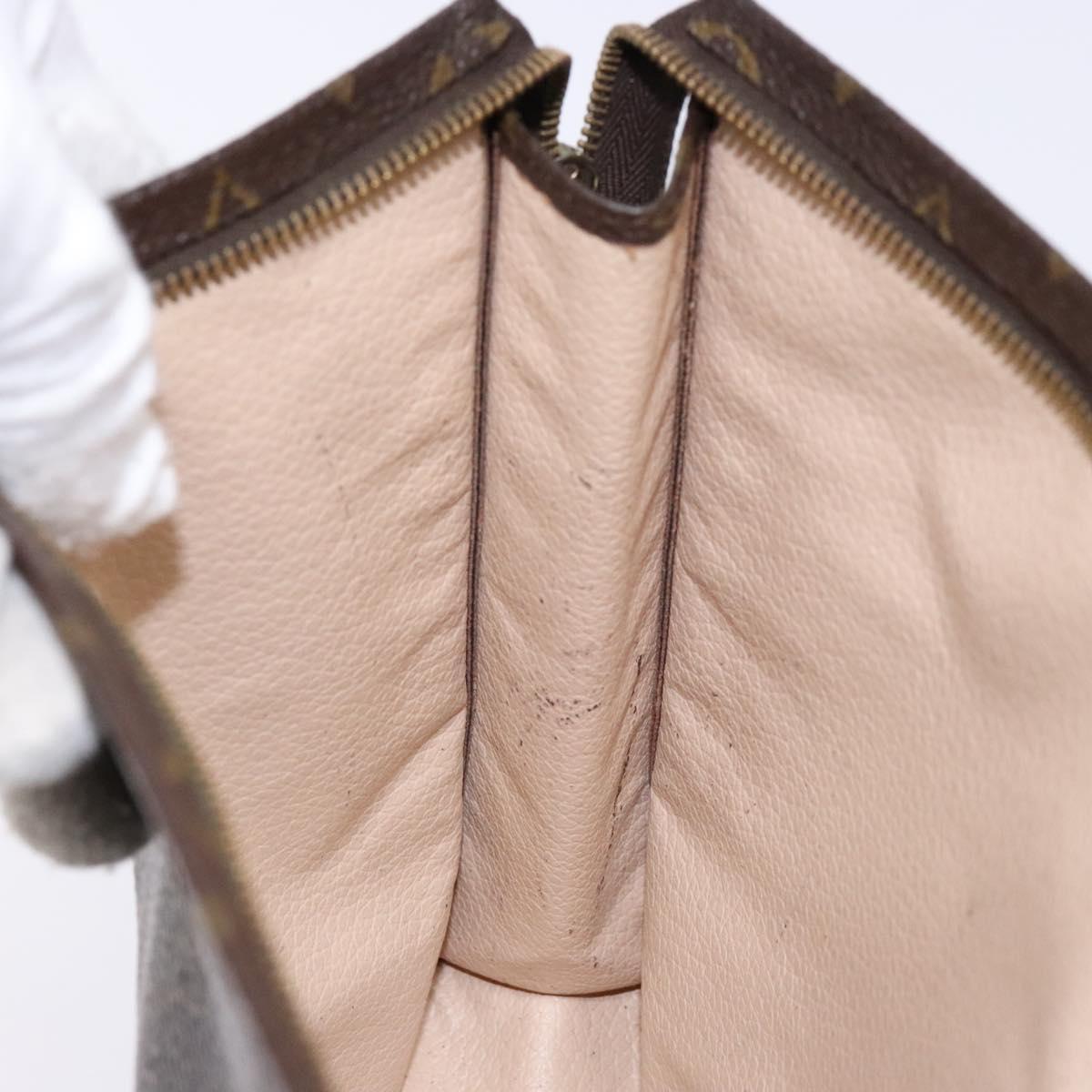 LOUIS VUITTON Monogram Poche Toilette 26 Pouch M47542 LV Auth 141832