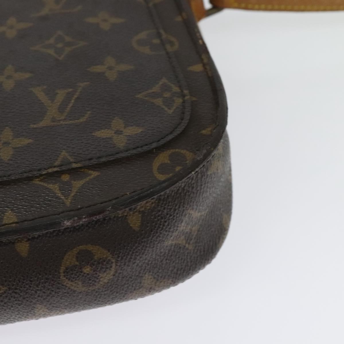 LOUIS VUITTON Monogram Saint Cloud MM Shoulder Bag M51243 LV Auth 141836