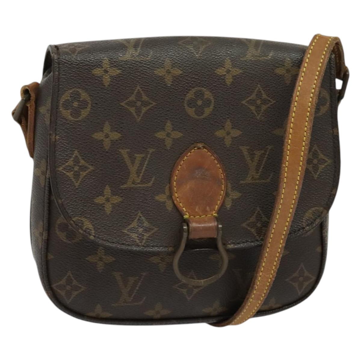 LOUIS VUITTON Monogram Saint Cloud MM Shoulder Bag M51243 LV Auth 141836