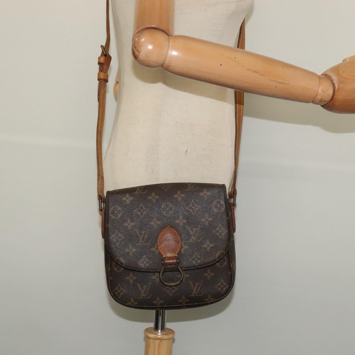 LOUIS VUITTON Monogram Saint Cloud MM Shoulder Bag M51243 LV Auth 141836