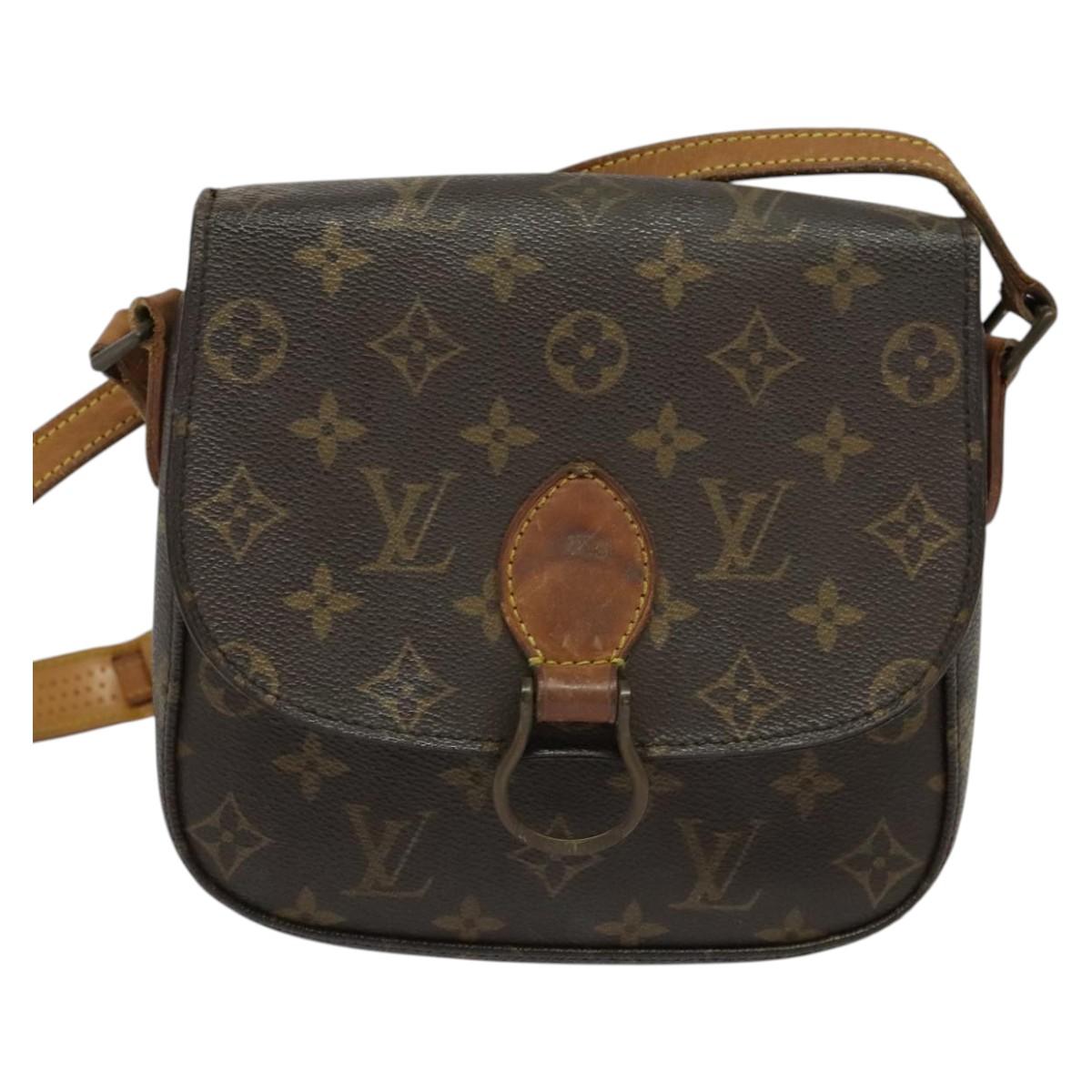 LOUIS VUITTON Monogram Saint Cloud MM Shoulder Bag M51243 LV Auth 141836