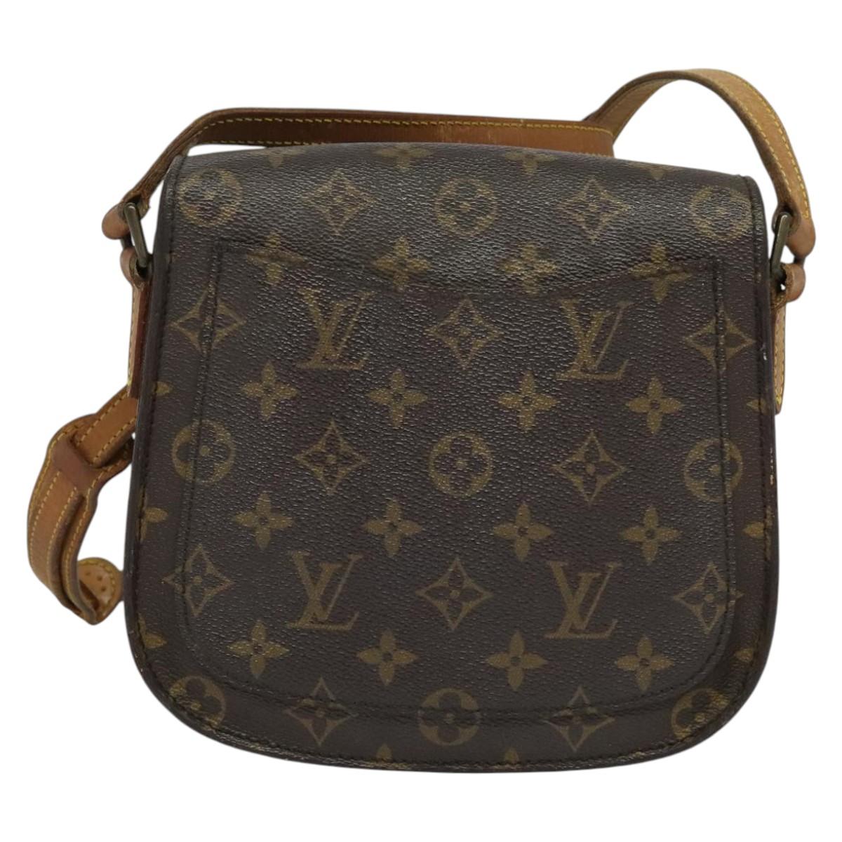 LOUIS VUITTON Monogram Saint Cloud MM Shoulder Bag M51243 LV Auth 141836