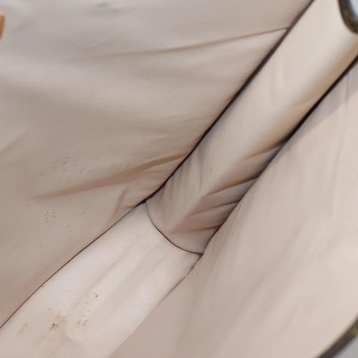 LOUIS VUITTON Monogram Sac Plat Hand Bag M51140 LV Auth 141860